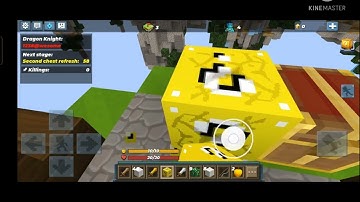 Today I played lucky block sky wars  for the first time.🍀
