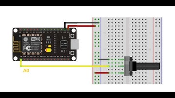 Input Analog Potensiometer Dengan ESP8266