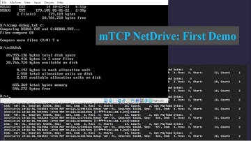 First mTCP NetDrive demonstration