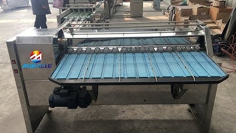 Egg grading machine.