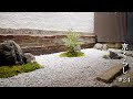 #24【内庭DIY】枯山水風の坪庭を造る / [Inside Garden DIY]  Making a Dry Stone Garden
