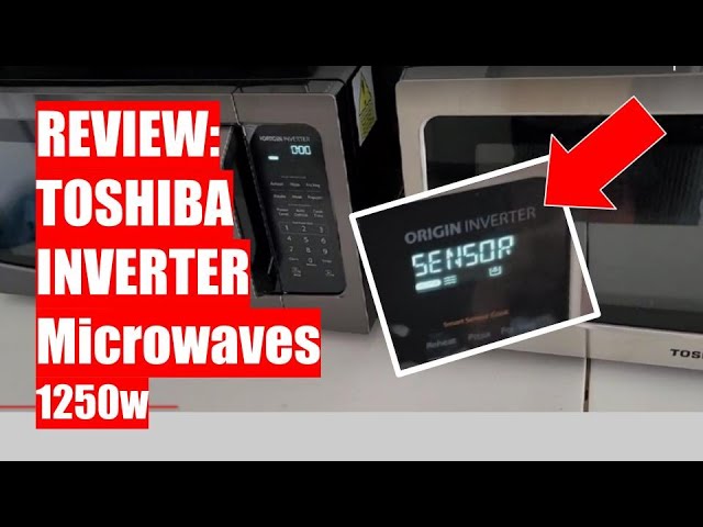 TOSHIBA Countertop Microwave Oven, Smart Sensor, Mute Function