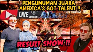 LIVE ‼️ PENGUMUMAN JUARA PUTRI ARIANI AMERICA&#39;S GOT TALENT RESULT SHOW ‼️