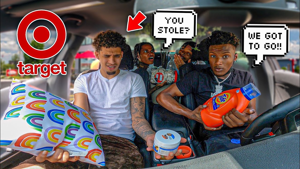 CAUGHT STEALING FROM “TARGET” PRANK ON THE GANG !!!