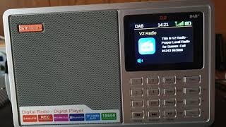 V2 Radio Testing In 56K Mono Old Dab - 4Th Jan 2021