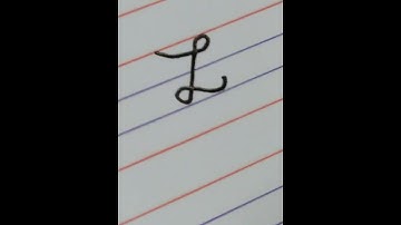 How to write#capital#letter#L#small#letter#l#cursive#handwriting#practice#shorts