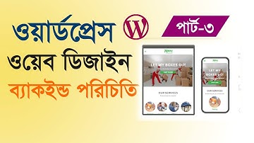 WordPress Bangla tutorial for beginners । WordPress backend familiarity part 3