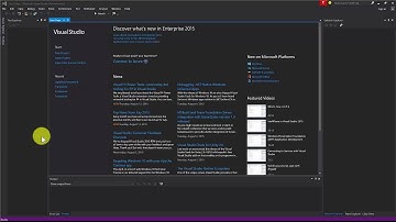 6 Opening visual studio and starting a new project