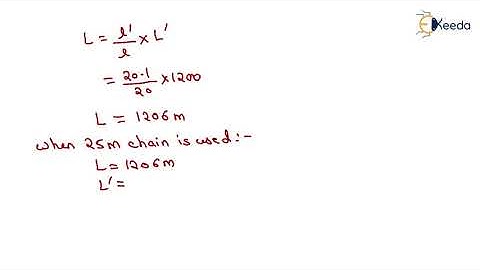 2nd Numerical of Faulty Chain | Linear Measurements | Geomatics Engineering - GATE