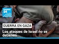 Israel ataca el centro y sur de la Franja de Gaza; al menos 56 palestinos muertos en 24 horas