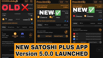 New Satoshi plus App version 5.0.0 Launched. check out the features