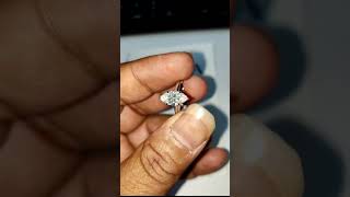 1.5ct Marquise Cut Moissanite Stone Hidden Halo Engagement Ring in 18k White Gold for Anthony Xiong