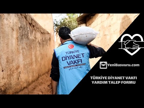 TÜRKİYE DİYANET VAKFI YARDIM TALEP FORMU 2023