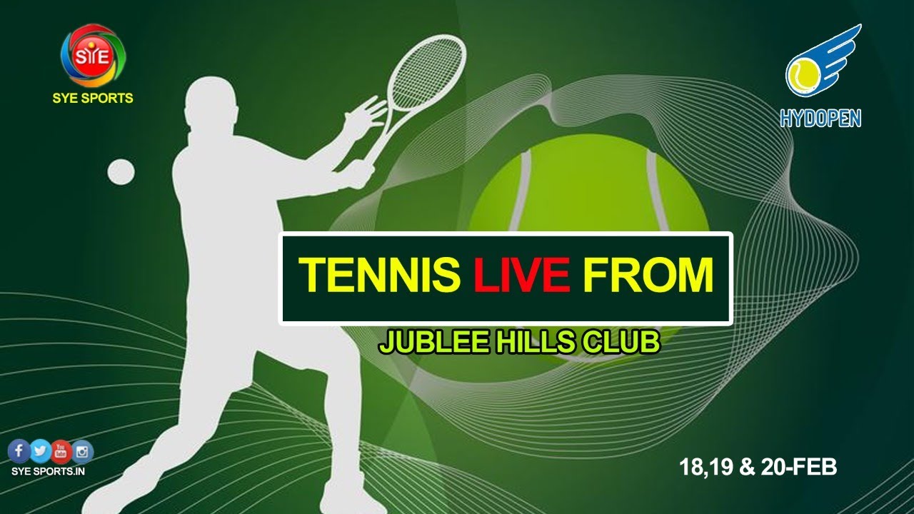 Hyderabad Open Tennis Tournament || Sports Live || 18-Feb-2022 || SYE OTT LIVE