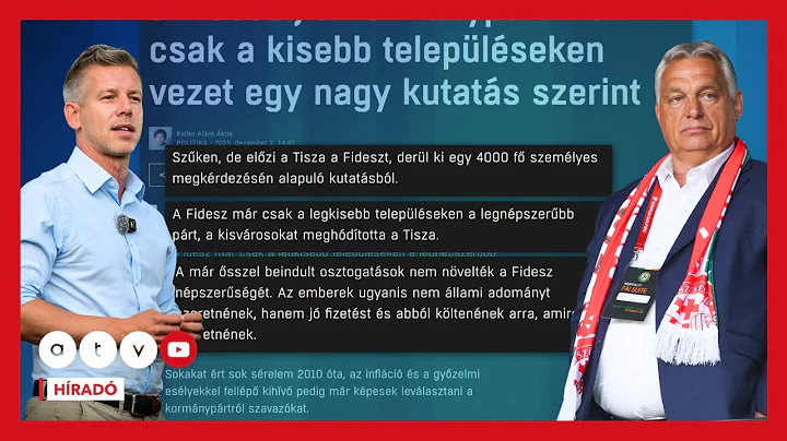 Zárul az olló: továbbra is vezet a Tisza Párt, de elkezdett felzárkózni a Fidesz