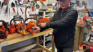 How to start a echo chainsaw