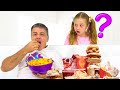 Nastya le enseña a su papá a comer sano y otras historias útiles para niños