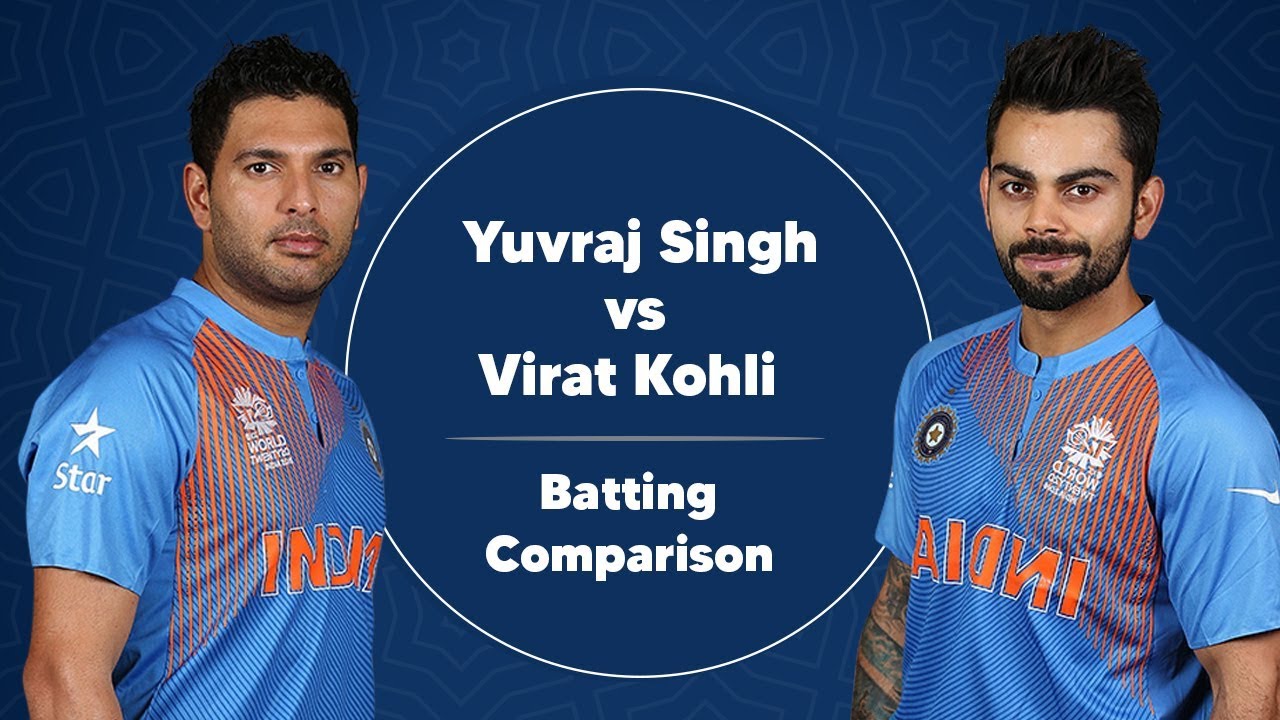 Yuvraj Singh vs Virat Kohli Batting Comparison 2020 (ODI, T20, Test ...