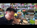 Most Expensive Brunch Buffet in LA?!? | The Belvedere @ The Peninsula Beverly Hills