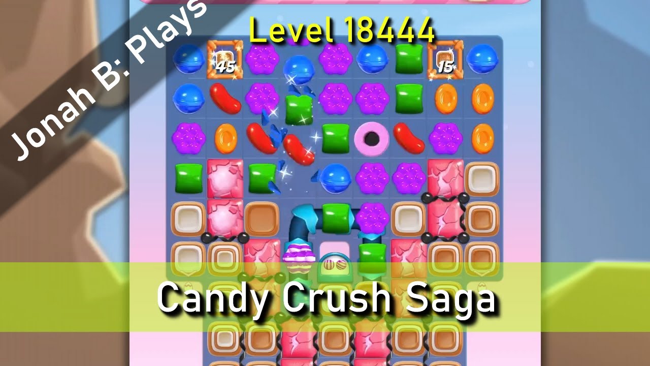 バナジナイト Candy Crush Saga Level 18444 - YouTube