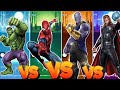 Tiles Hop EDM Hulk vs Spider-Man vs Thanos vs Thor