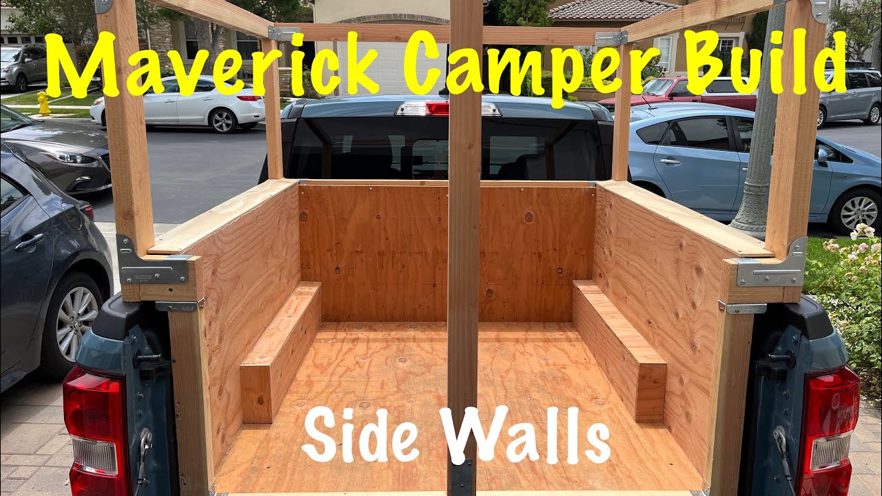 Building and Water Proofing The Bed Enclosure. Custom Ford Maverick