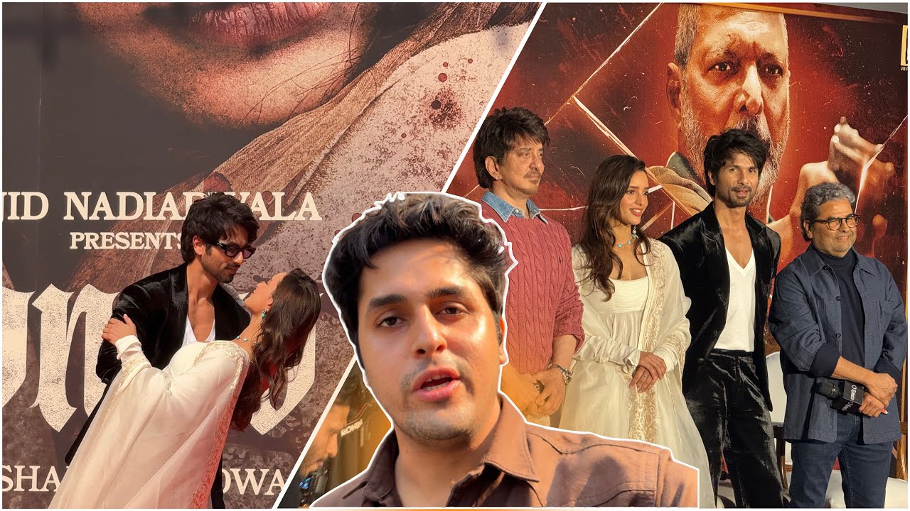 O’Romeo Trailer Launch Event Vlog | Shahid Kapoor Triptii Dimri Dance + LIVE Reaction