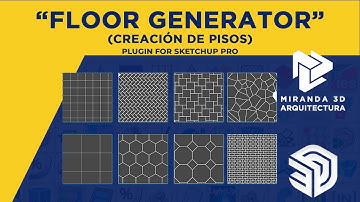 Plugin Sketchup  | FLOOR GENERATOR | creación de piso | sketchup tutorial