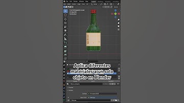 Aplica distintos materiales en un solo objeto en Blender | #3d #tutorial #blender3d #shorts