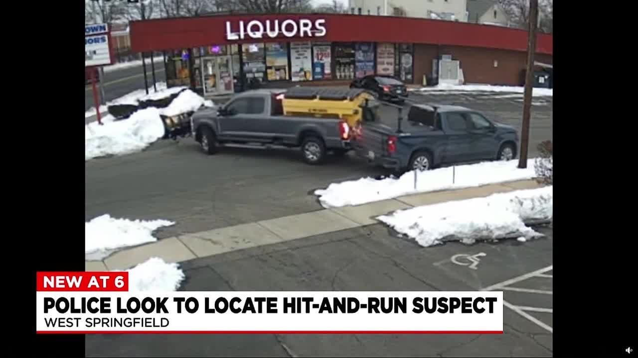 West Springfield Police looking for hit and run suspect - YouTube