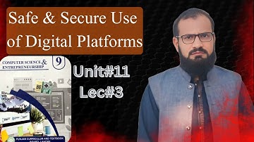 Safe and Secure Operation of Digital Plateforms |9th Computer |Chapter 11