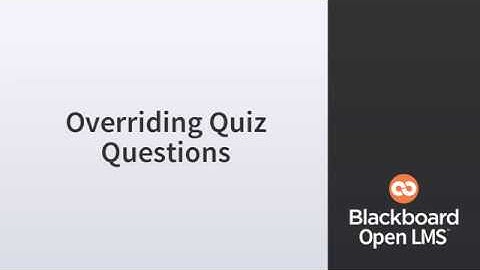 Overriding Quiz Questions