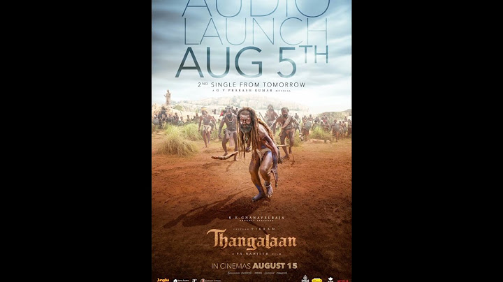 Thangalaan - Audio Launch AUGUST 5  | Chiyaan Vikram | Malavika Mohanan | Pa Ranjith |