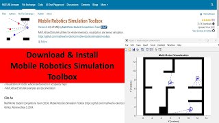 How to install Mobile Robotics Simulation Toolbox in MATLAB for free