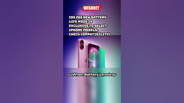 iOS 26: New Adaptive Power Mode Explained #shorts #iPhonePower