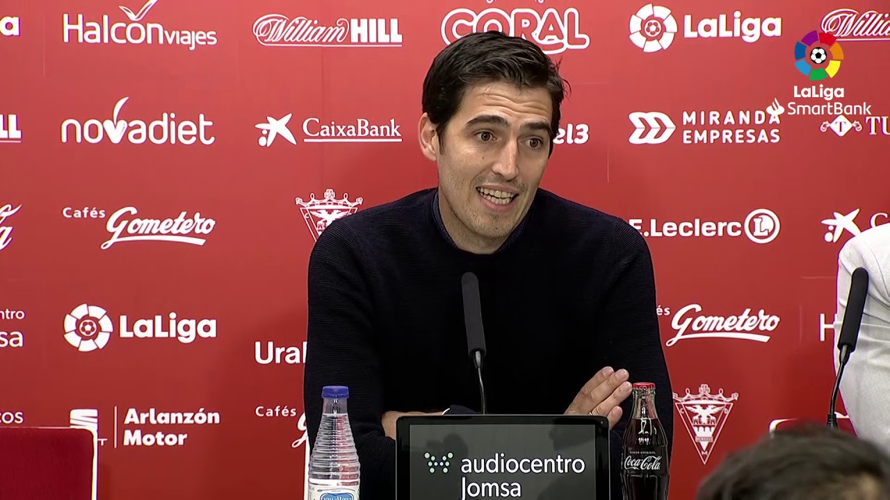 Rueda de prensa de Andoni Iraola tras el CD Mirandés vs CD Lugo (1-1 ...