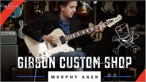 2018 Gibson Custom Shop Slash Firebird Lightly Aged Trans White