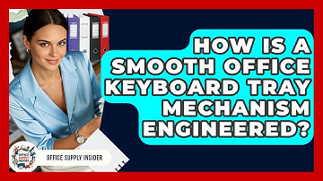 How Is A Smooth Office Keyboard Tray Mechanism Engineered? - Office Supply Insider