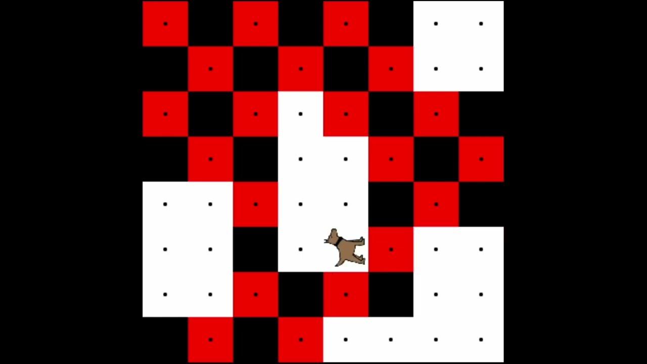 Improved random checkerboard randomly painting a checkerboard with