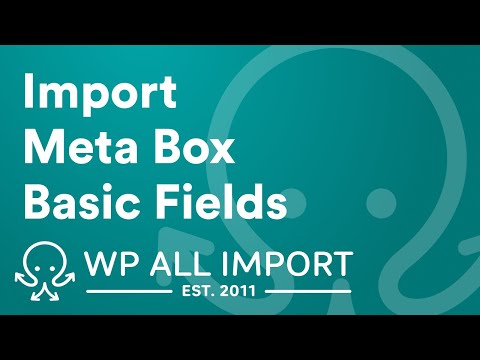 Import Meta Box Basic Fields