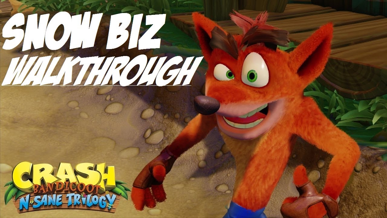 Crash Bandicoot 2 Snow Biz Walkthrough YouTube