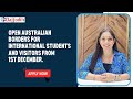 Fast Track Your Plans As Australia Border Re-Opens |DAFFODILS STUDY ABROAD