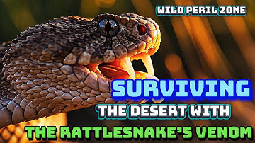 SURVIVING THE DESERT WITH THE RATTLESNAKE’S VENOM#Rattlesnake #DeadlySnake#DesertWildlife