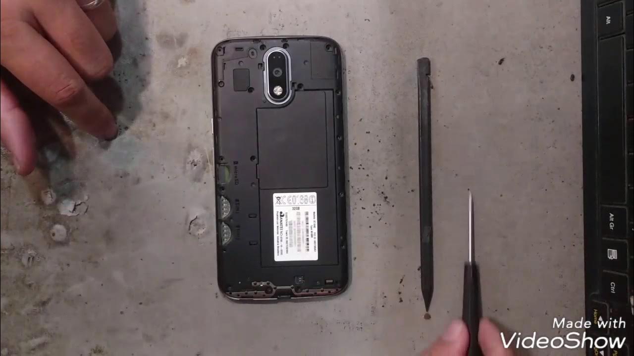 Troca da bateria moto G4 G4 plus 