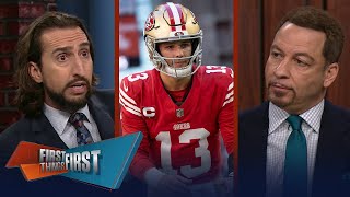FIRST THING FIRST | OVERRATED - Nick Wright reacts to CBS SPORTS has Purdy 2nd in QB rankings