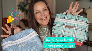 Back to school 🏫 emergency bags. Lets sew up some perfect backpack organizers! Product launch!! 🎉