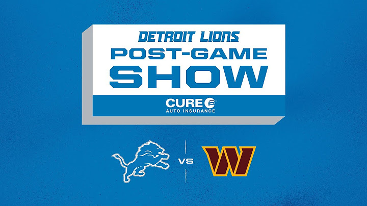Lions vs. Commanders Divisional Round | Detroit Lions Live CURE Auto Insurance Postgame Show