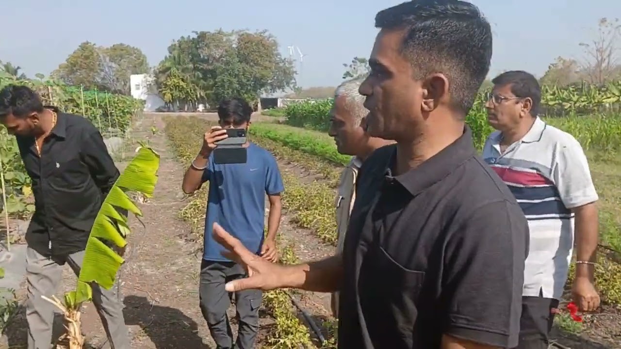 RAMESHBHAI RUPARELIYA AT OUR VRINDAVAN FARM VISIT (AVNITHA ORGANICS)