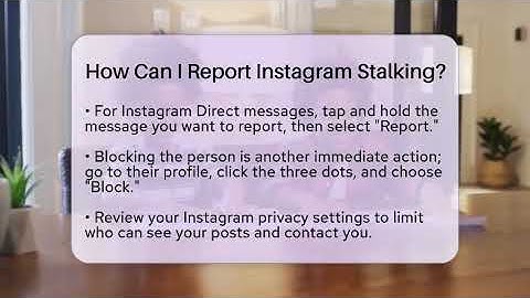 How Can I Report Instagram Stalking? - Everyday-Networking