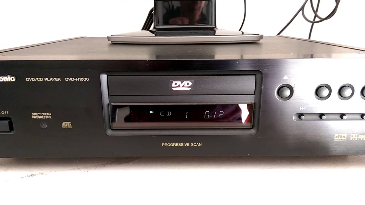 Panasonic DVD-H1000 High-end CD/DVD Player - YouTube